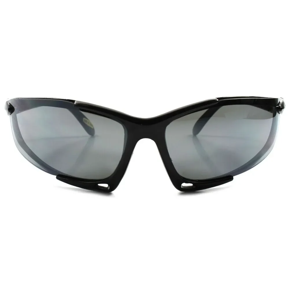 Biker Cycling Running Athletic Baseball Tactical Extreme Black Sport Sunglasses
